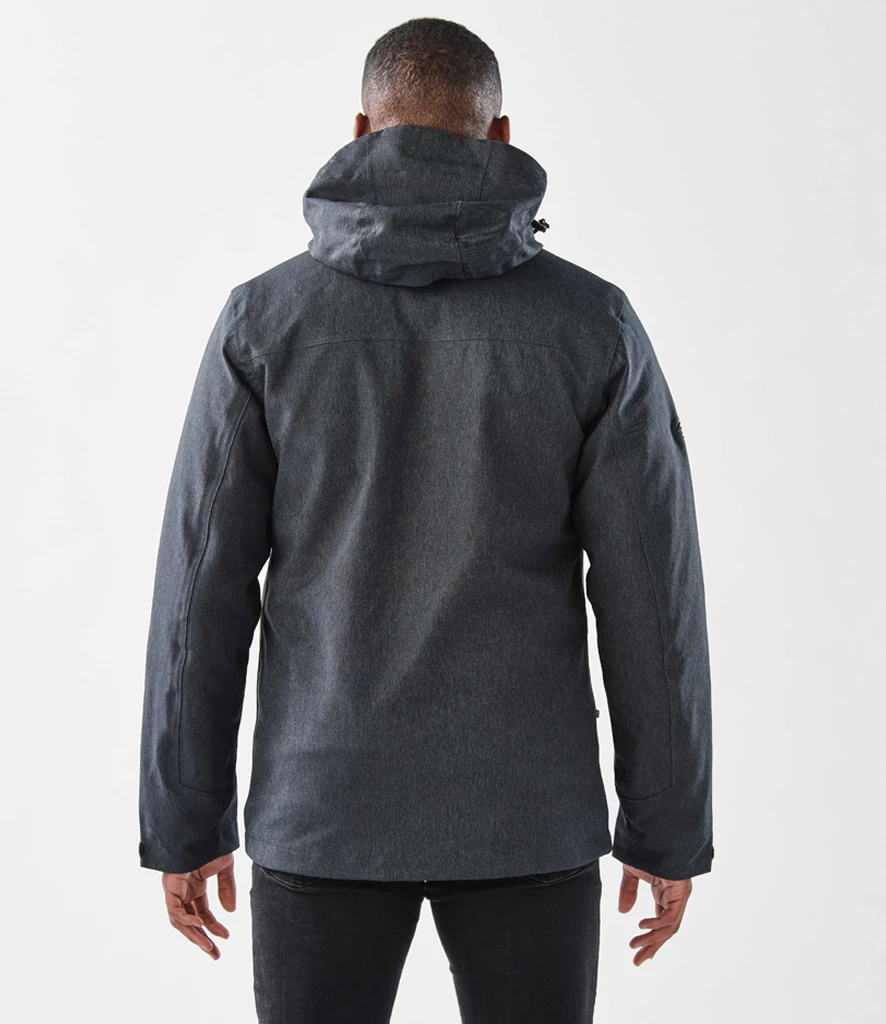 Stormtech Avalante System 3-in-1 Jacket in Charcoal Twill, worn