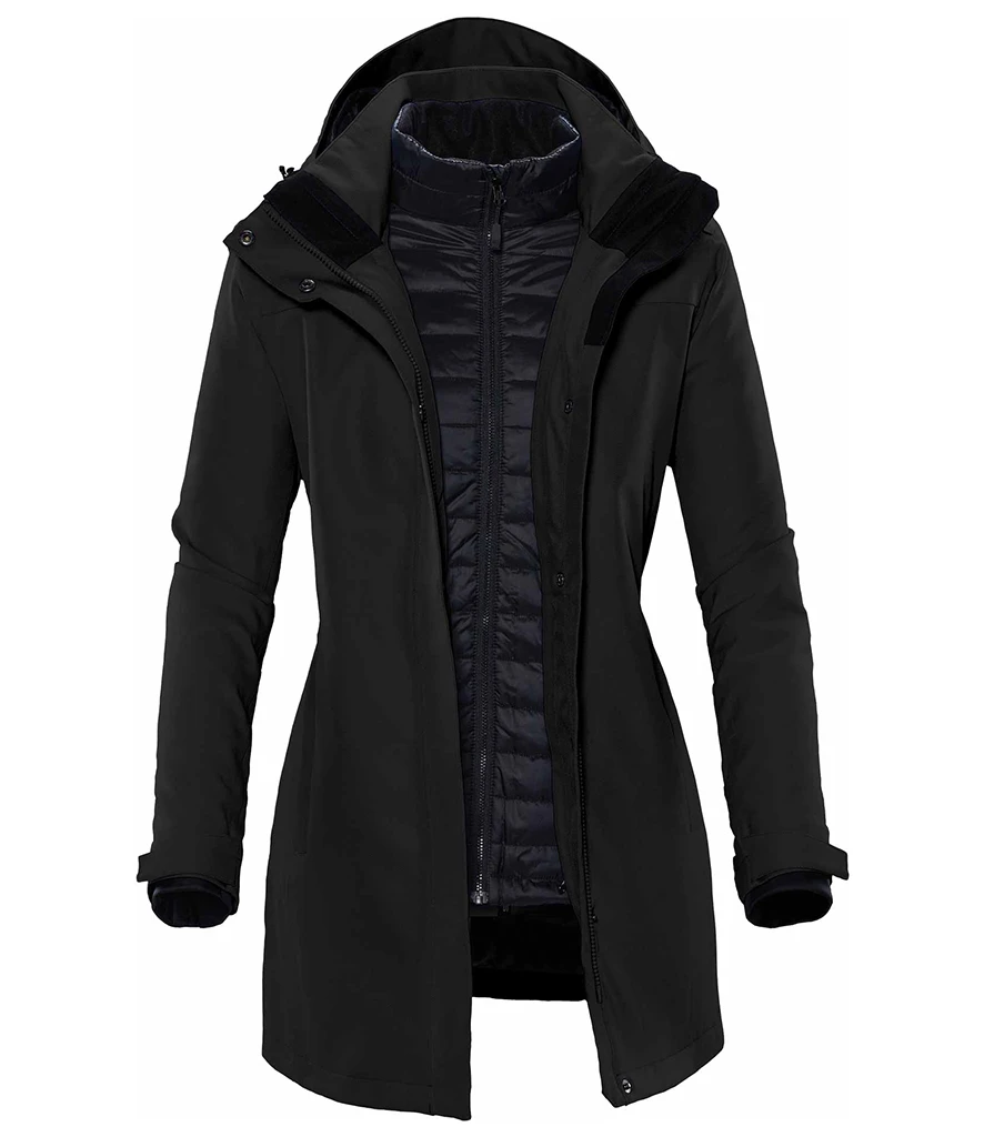 Stormtech Ladies Avalante System 3-in-1 Jacket in Black