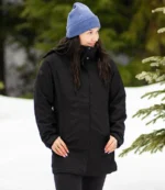 Stormtech Ladies Avalante System 3-in-1 Jacket in Black, worn