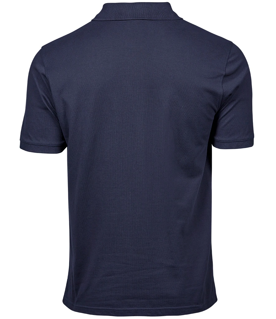 Tee Jays Heavy Cotton Pique Polo Shirt in Navy, back