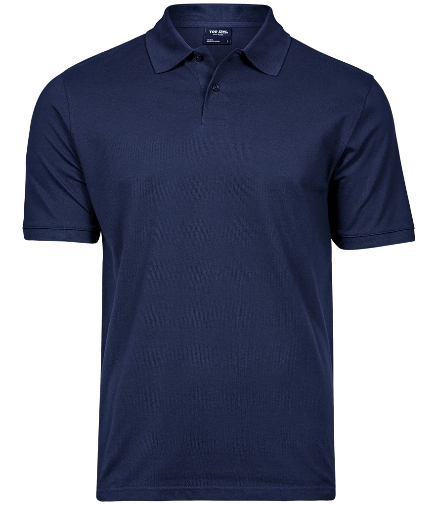 Tee Jays Heavy Cotton Pique Polo Shirt in Navy