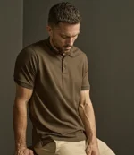 Tee Jays Luxury Stretch Pique Polo Shirt, worn