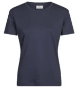Tee Jays Ladies Pima Cotton T-Shirt in Navy