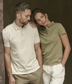 Tee Jays Ladies Luxury Stretch Polo Shirt, worn