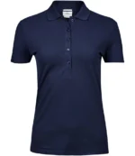 Tee Jays Ladies Luxury Stretch Polo Shirt in Navy
