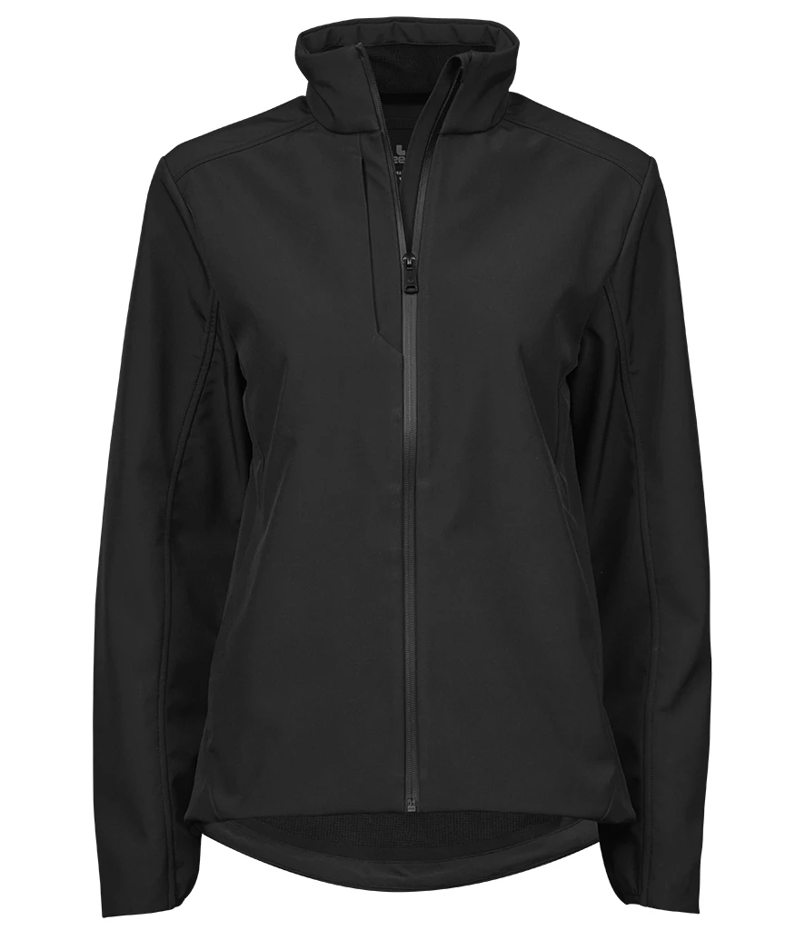 Tee Jays Ladies Performance Soft Shell Jacket in Black
