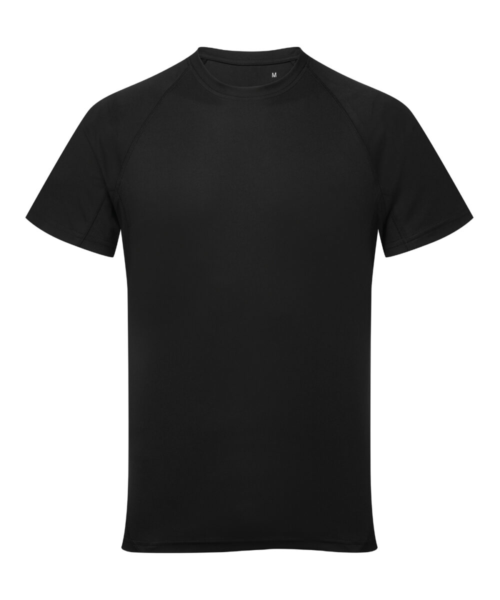 TriDri® panelled tech tee in Black
