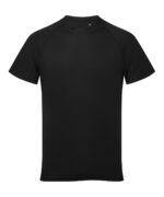 TriDri® panelled tech tee in Black