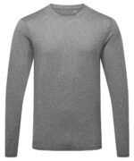 TriDri® long sleeve performance t-shirt in Black Melange