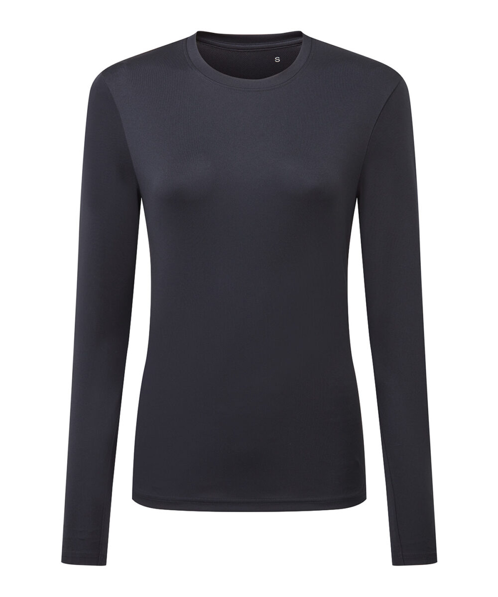 Women's TriDri® long sleeve performance t-shirt in French Navy